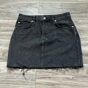 Denim mini skirt